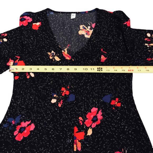 Cardigan V-neck Sleeves Stars Floral Buttons Women's Size XS Nordstrom’s - Picture 8 of 16